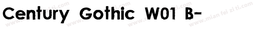 Century Gothic W01 B字体转换